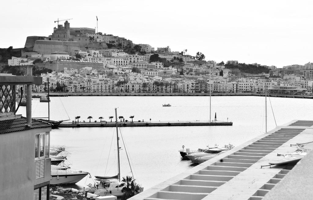  view of ibiza town from the terrace