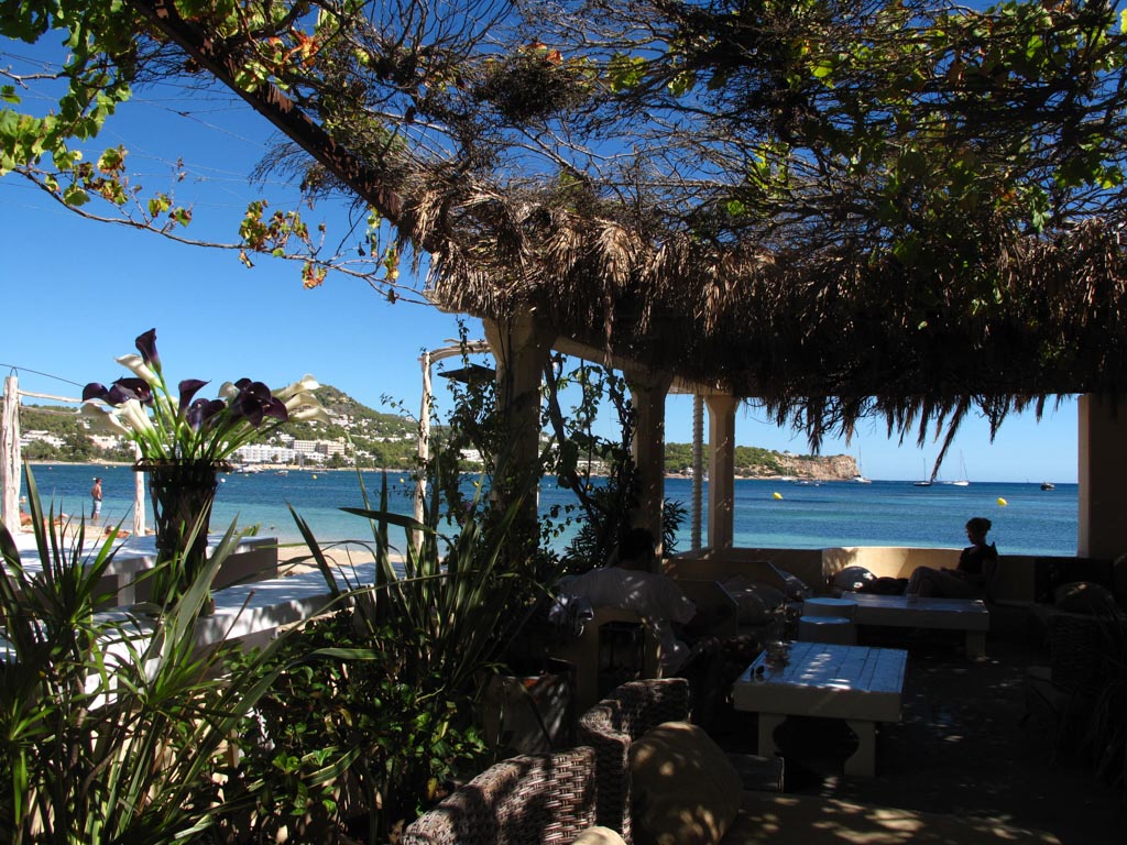One of the Chiringuitos on Talamanca Beach