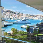 Partial Sea View and Ibiza Old Town from the terrace