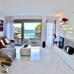 The Living Room with Sea & Pool View
