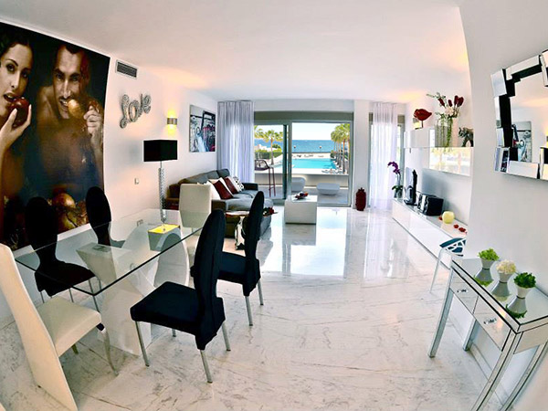 Front Sea View from the Living/Dining Room
